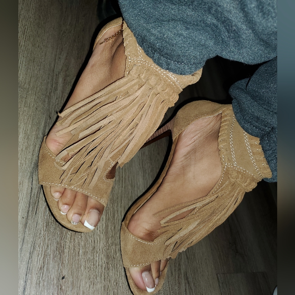 CHINESE LAUNDRY BROWN STILETTO 7.5